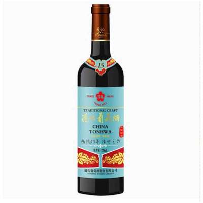优质红酒通化葡萄酒(红梅)15度甜型山葡萄酒7