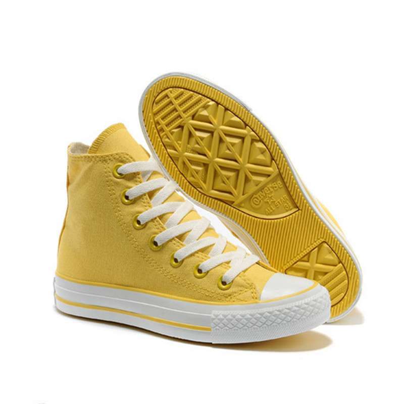 converse/匡威 潮流海外款时尚新色彩黄色女鞋帆布鞋f8061 黄色 36码