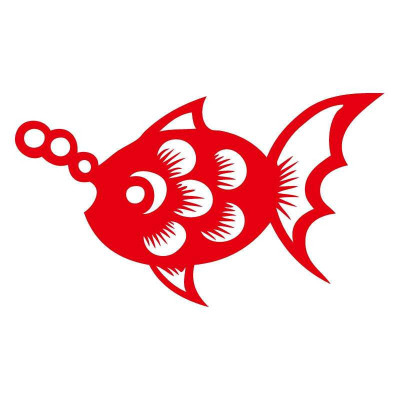 个性一百 鱼ebg01092014新年玻璃窗花春节福字门贴不干胶剪纸客厅装饰