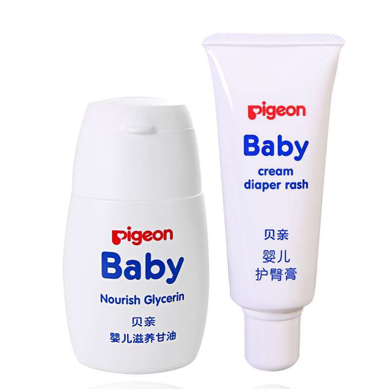 贝亲 婴儿滋养甘油55g+婴儿护臀膏35g 组合 IA