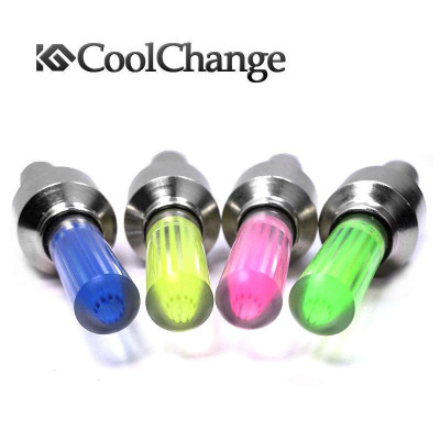 酷改死飞山地车自行车气嘴灯车轮灯风火轮气门