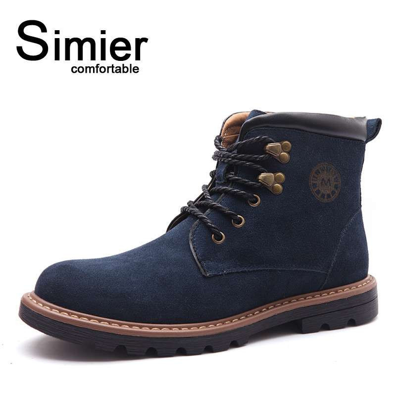 【斯米尔】Simier 斯米尔时尚真皮靴子潮流高