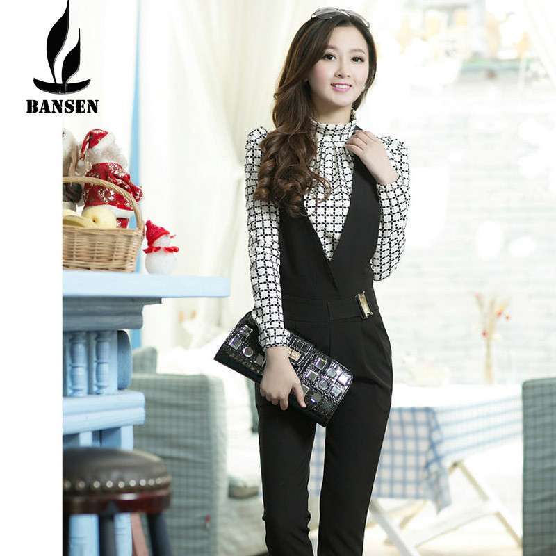 班森 BANSEN 2014春装新款女装运动套装女休