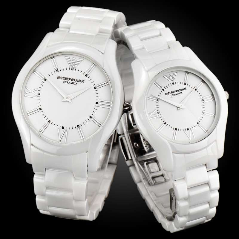 ARMANI\/阿玛尼 高贵白色陶瓷手表女 简约大方时装女表 品质女士手表 情侣款陶瓷表一对 正品AR1442【报价、价格、评测、参数】_手表_苏宁易购