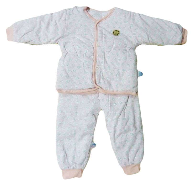 淘雨堂儿童加厚全棉内衣套装 婴儿宝宝衣服 新