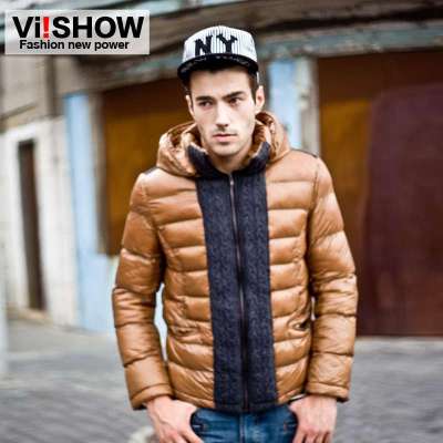 viishow男士棉衣<em>外套</em>上衣 韩版<em>潮流时尚</em>棉衣<em>男</em>
