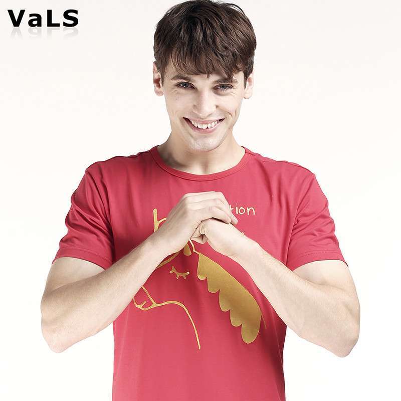 VaLS十二生肖情侣t恤 t恤男 原创情侣短袖010