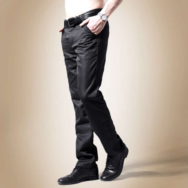 2014春季男士休闲裤JMS305 黑色 31(2尺4)【