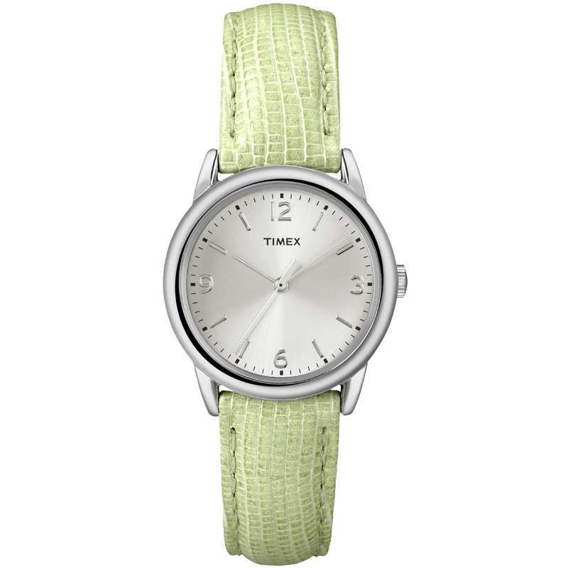 <em>天美时TIMEX</em> <em>简约</em>炫色<em>系列</em>-真皮鳄鱼纹石英女