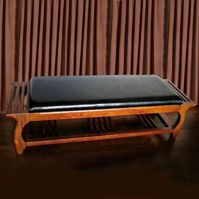 汤美斯家具 现代中欧美式乌金木色 简约全实木