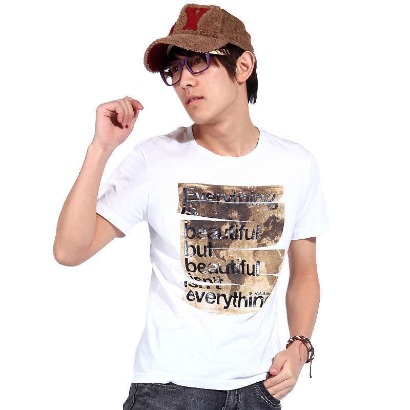 VaLS男士韩版短袖t恤 男夏装t恤青少年潮t 时尚