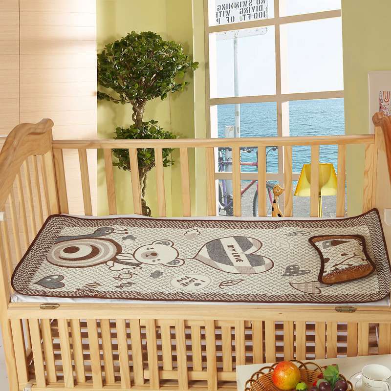 世泽轩家纺 婴儿冰丝席 儿童婴儿床凉席 宝宝凉