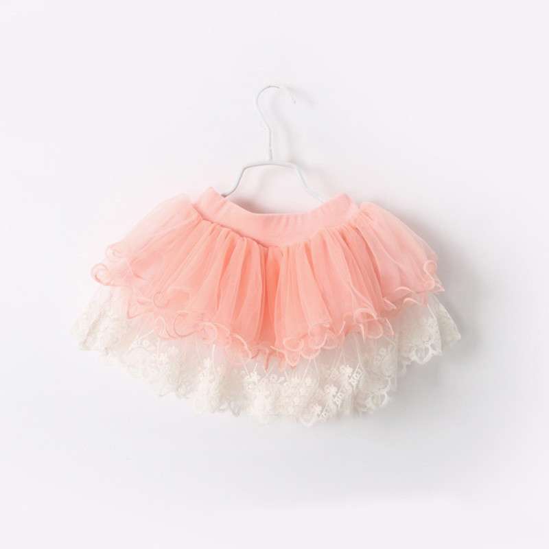 蜂贝尔 韩版女童裙装 儿童半身裙 拼接纱纱裙 童