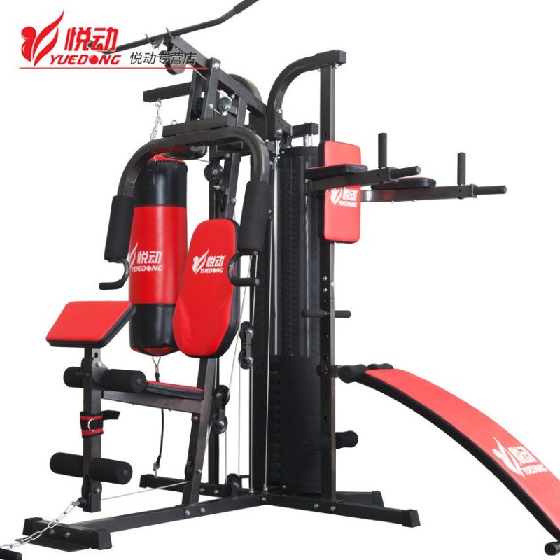 悦动大型多功能力量综合训练器械 家用单人站