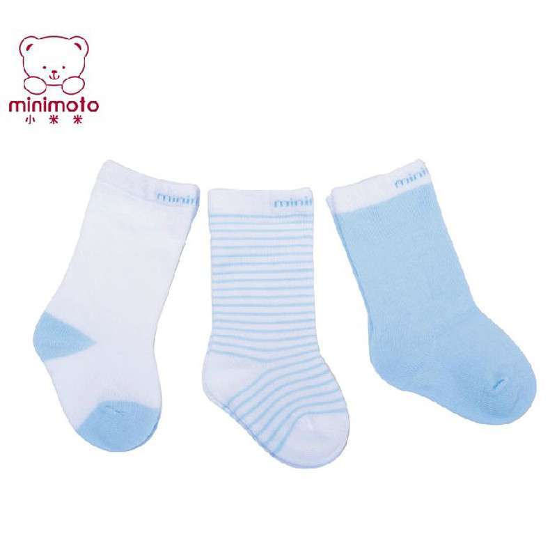 minimoto\/小米米儿童婴儿bb 宝宝纯棉长筒袜子