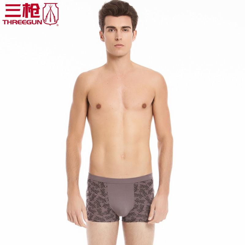 <em>三枪</em>男士<em>内裤</em> 舒木尔印花<em>平角</em>裤 <em>男式</em>平脚裤 5