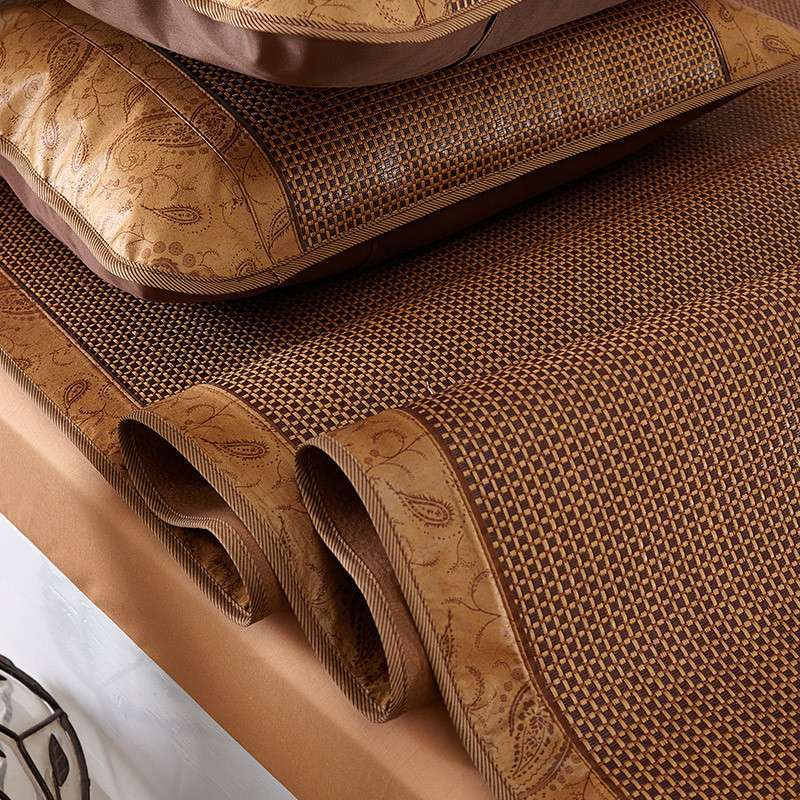 帕高 精品天然藤条清凉夏日御藤席 凉席单人双人凉席套件 清凉夏日御