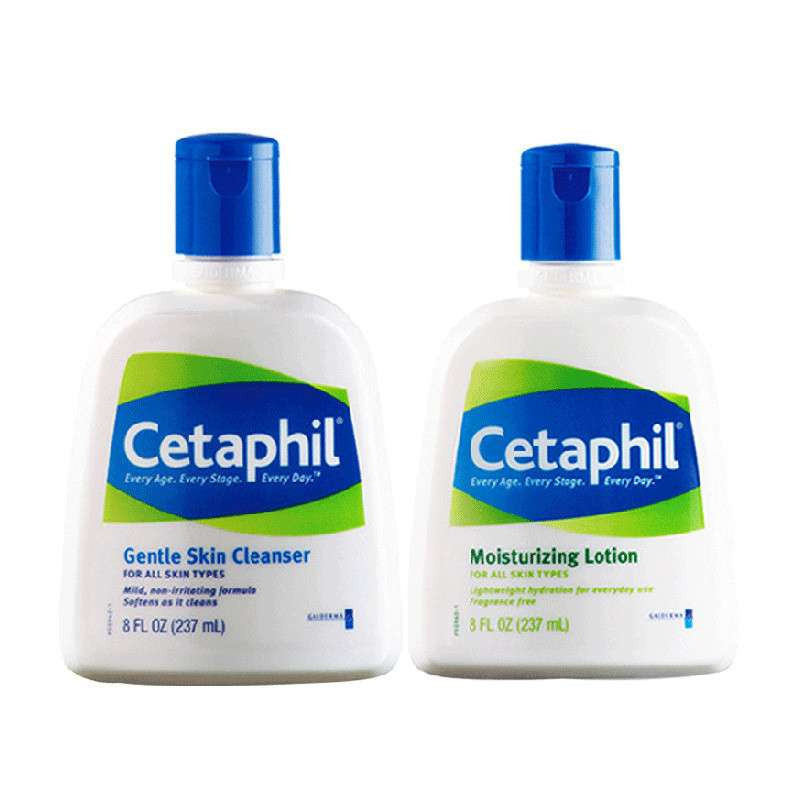 Cetaphil\/丝塔芙洁面乳保湿润肤乳套装237ml
