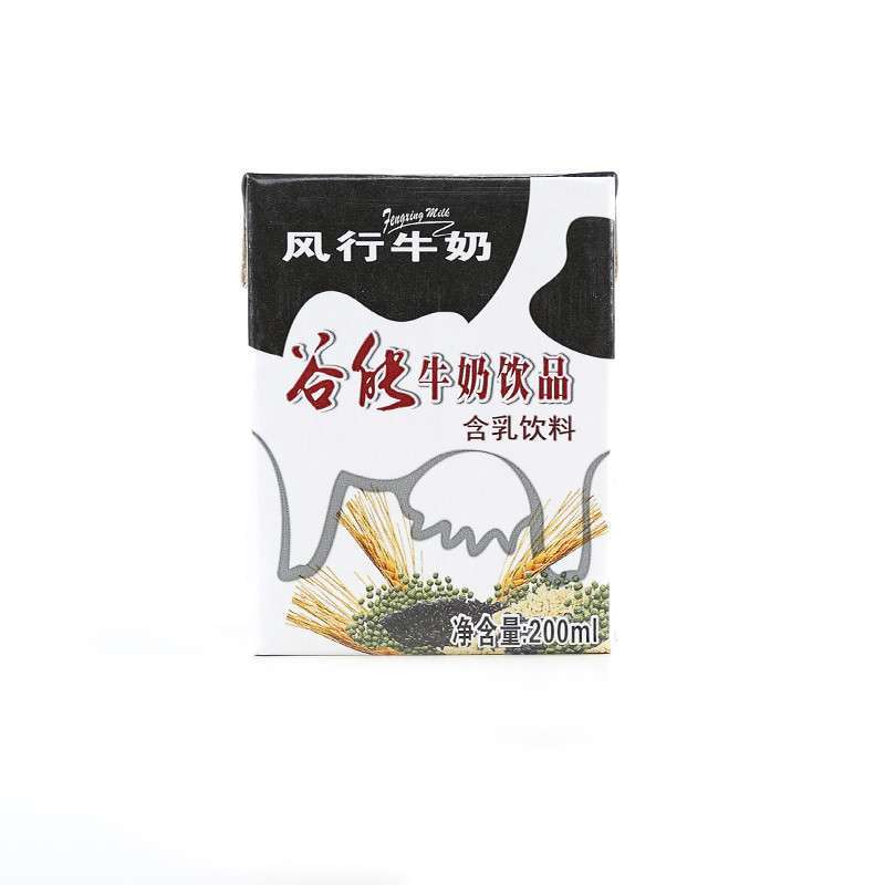风行 谷能牛奶饮品礼盒 200ml*12 整箱 原味