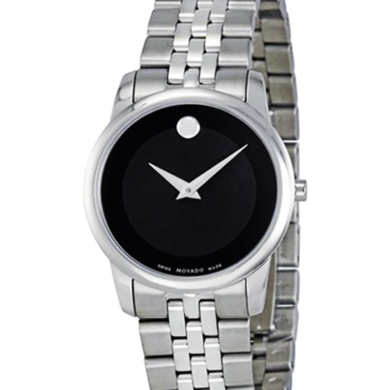 摩凡陀Movado博物馆系列石英黑色女表06065