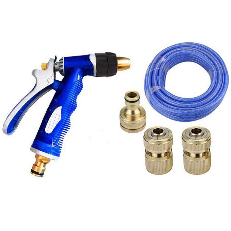 捌零车品 全铜水枪套装+20米水管 家用水枪 高