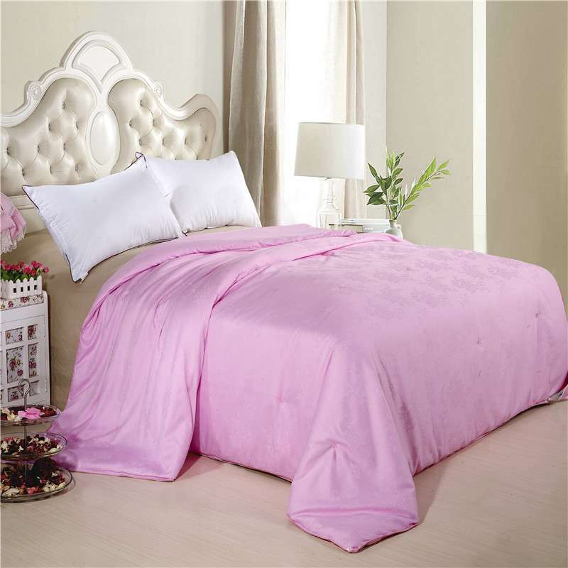 帕高 100%桑蚕丝智佳纯棉提花夏凉被 牡丹花