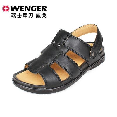 【PKZ国际名品】瑞士军刀WENGER男士真皮