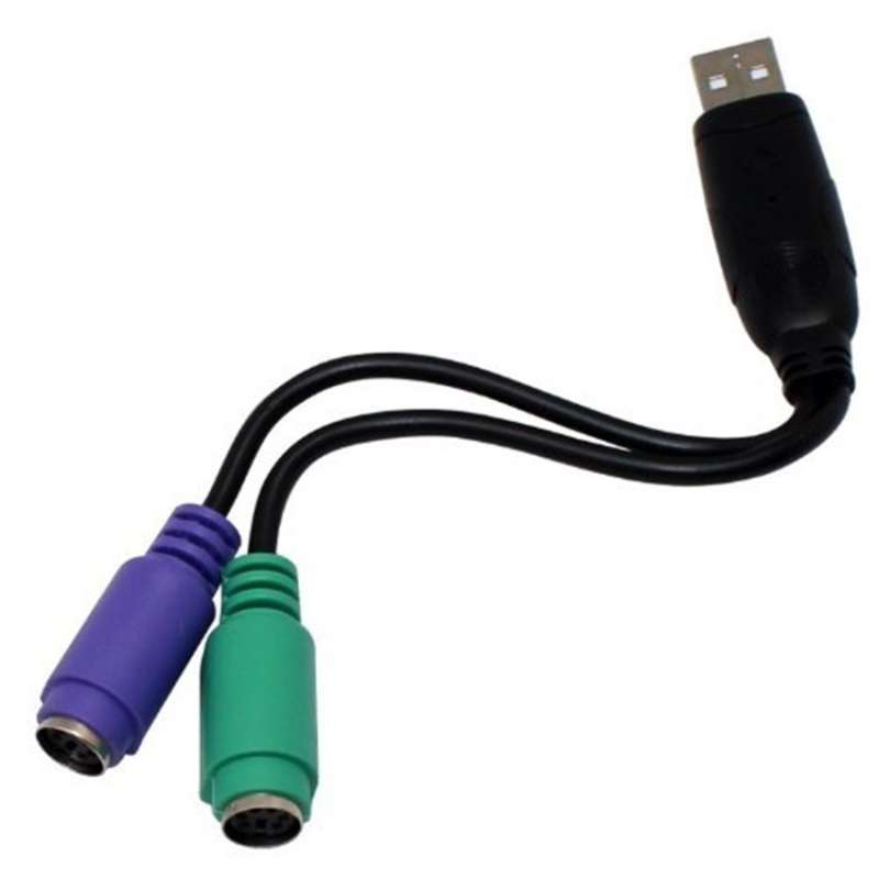 USB转PS2转接线接鼠标健盘USB转PS2转接头