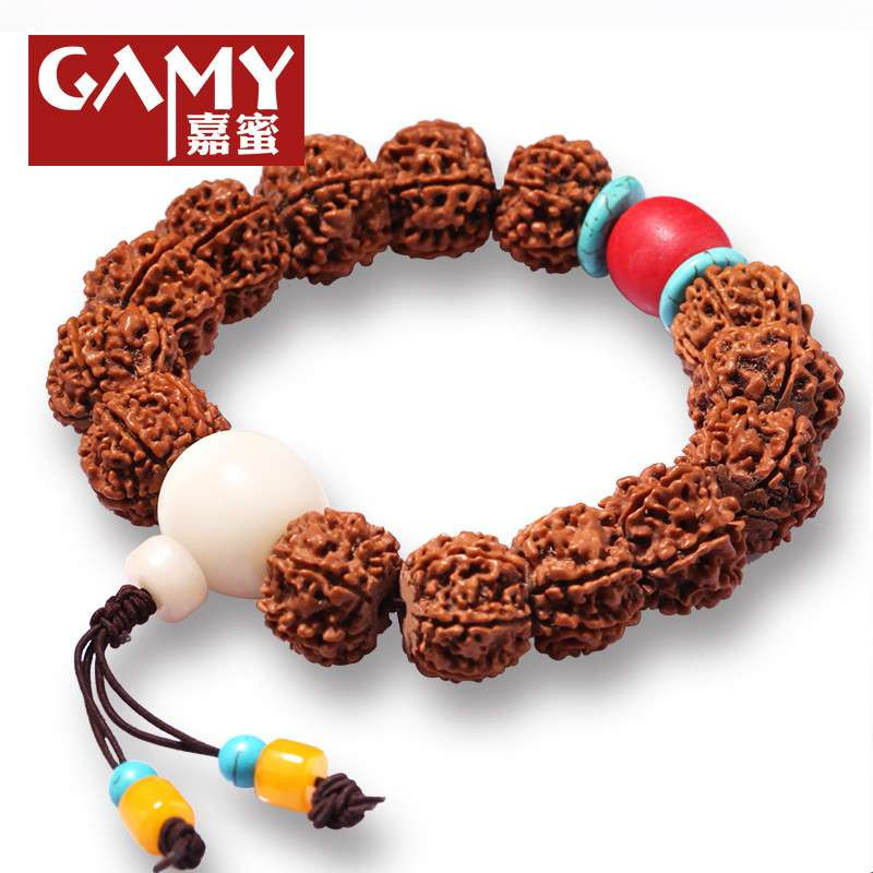 嘉蜜(GAMY) 天然尼泊尔大金刚菩提子佛珠手链