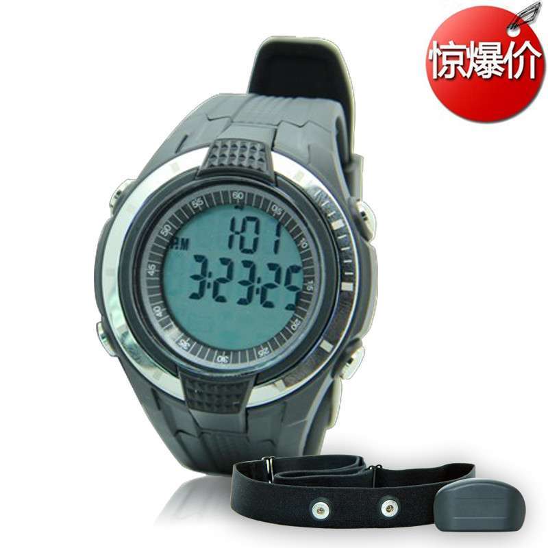 捷普 计步器心率手表 测卡路里高精度无线心率