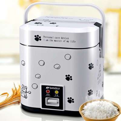(SANSUI)MMB-129迷你斑点狗方形小电饭煲学