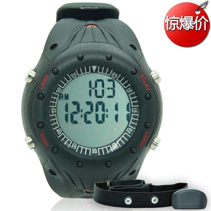 捷普 计步器心率手表 测卡路里高精度无线心率