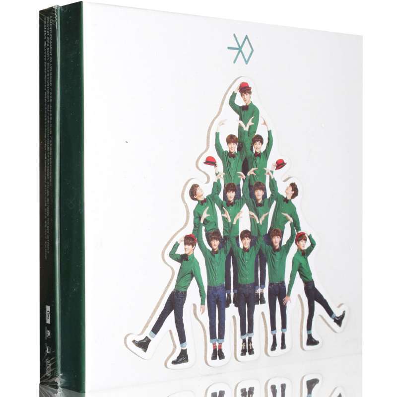 exo k韩文版专辑 十二月12月的奇迹 cd 写真 签名小卡 明信片