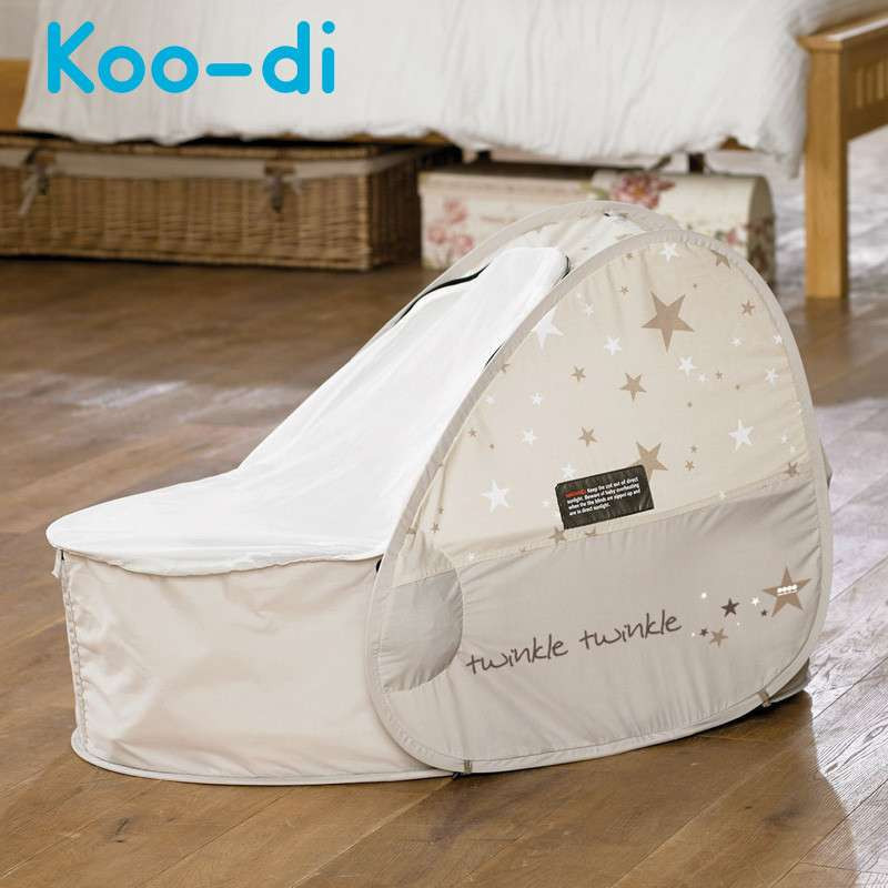 英国koo-di便携式婴儿床提篮 折叠式遮阳旅行小