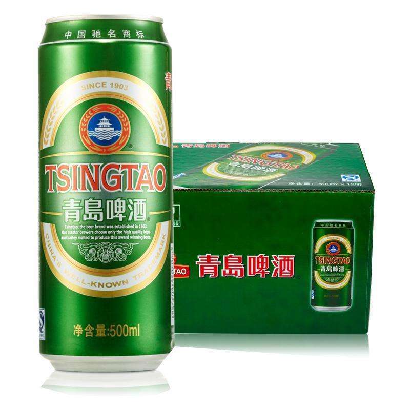 中酒网 啤酒 青岛啤酒经典听装 500ml*12瓶整箱装
