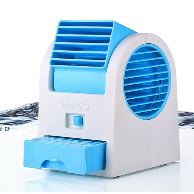 迷你掌上空调风扇 USB创意制冷桌面便携学生无叶小型电风扇 蓝色【报价、价格、评测、参数】_空调扇_苏宁易购