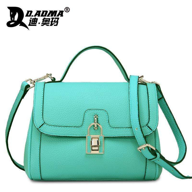 迪奥玛 2014新款英伦休闲优雅荔枝纹女包女士