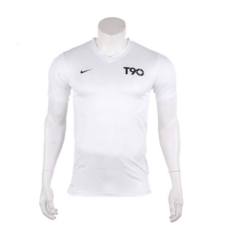 五环 NIKE耐克T90 SS TOP 2 白色男子短袖T恤