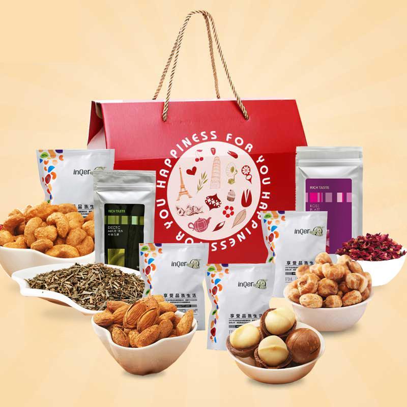 零趣 坚果 进口花茶 大礼包480g