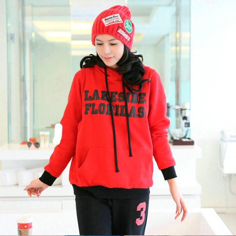 【奈熙母婴】喜之孕 韩版孕妇装冬装套装 时尚