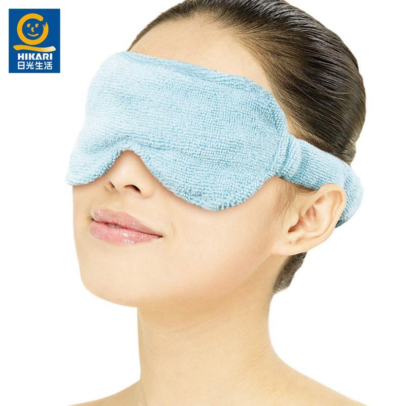 日光生活 超纤清凉眼罩 睡眠眼罩 冷凝眼贴 冰敷