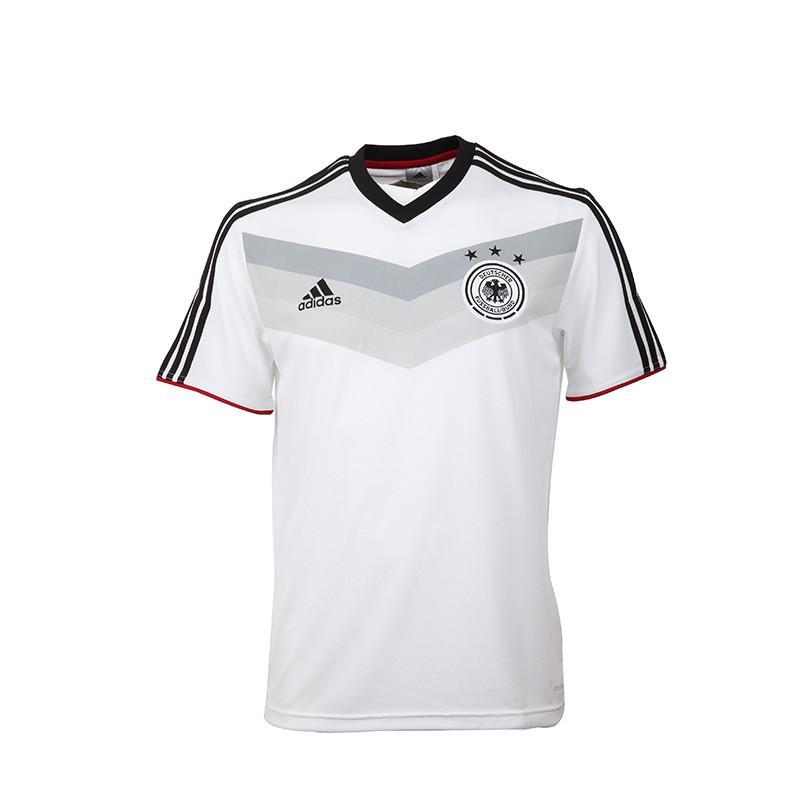 adidas 阿迪达斯 足球 男子 德国主场球迷T恤 白