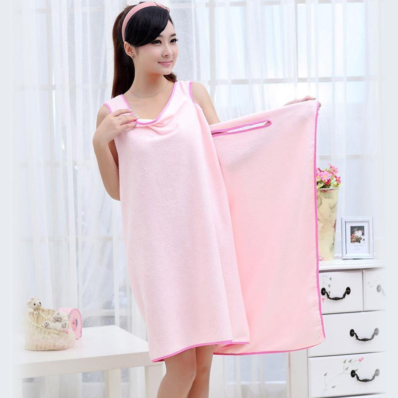 英力特 超细纤维百变魔术大浴巾 可穿式浴裙 柔