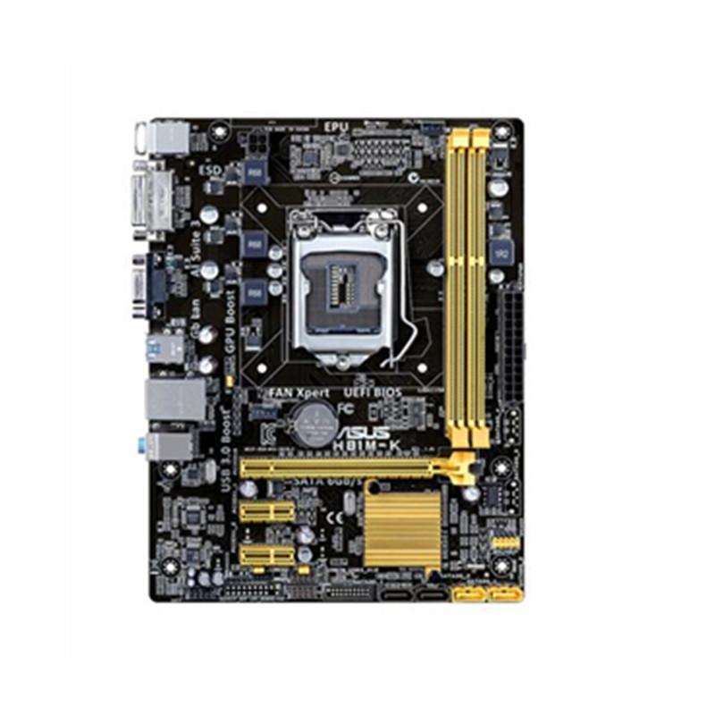 Asus\/华硕 H81M-K LGA1150接口 mATX主板 