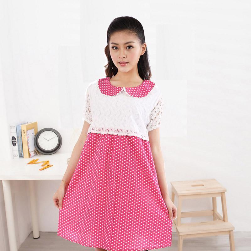 【彤彤孕婴】姿铄zishuo 2014夏孕妇哺乳连衣