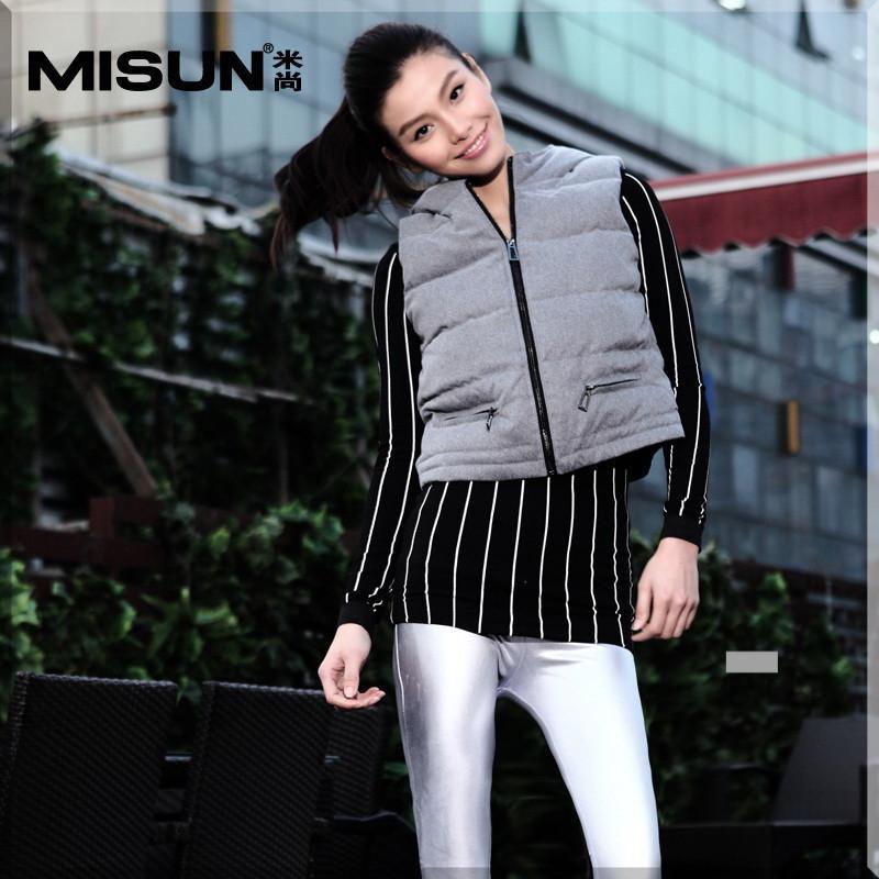 米尚2014<em>冬装</em>新款正品女式保暖羽绒<em>背心</em>内胆