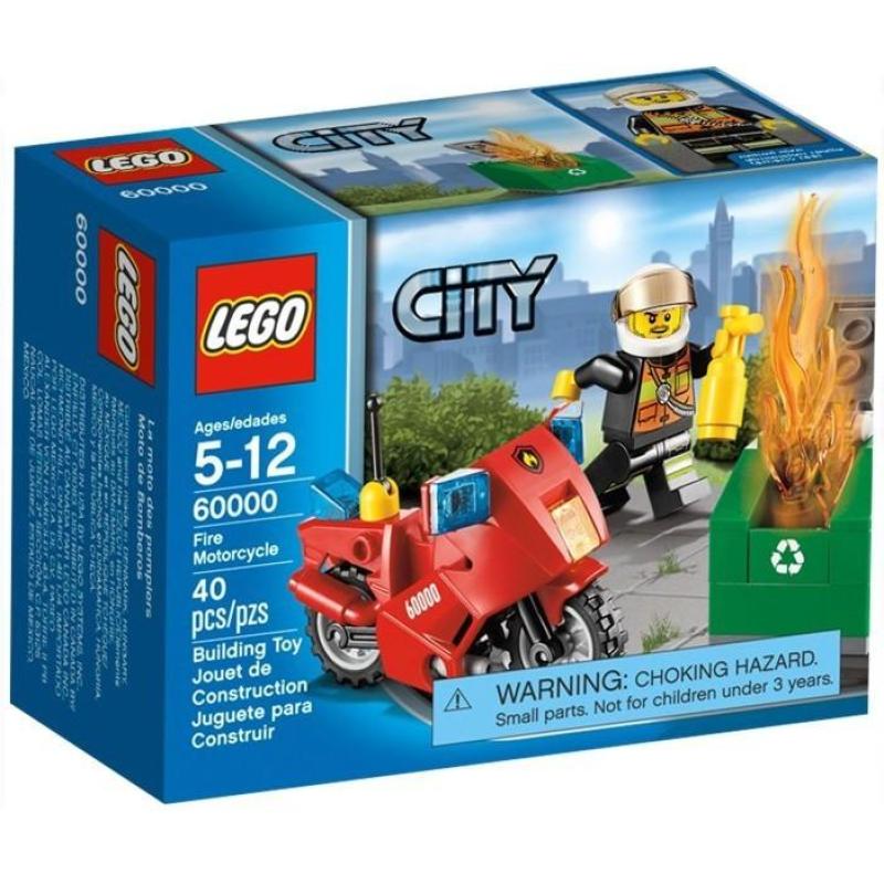 乐高 lego 60000 城市系列 消防摩托车 new 2013 易购价&nbsp