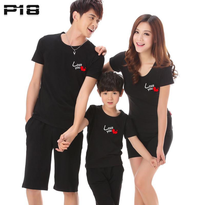 【畅宁】P18畅宁 亲子装短袖【<em>YA</em>6343<em>爱你</em>一