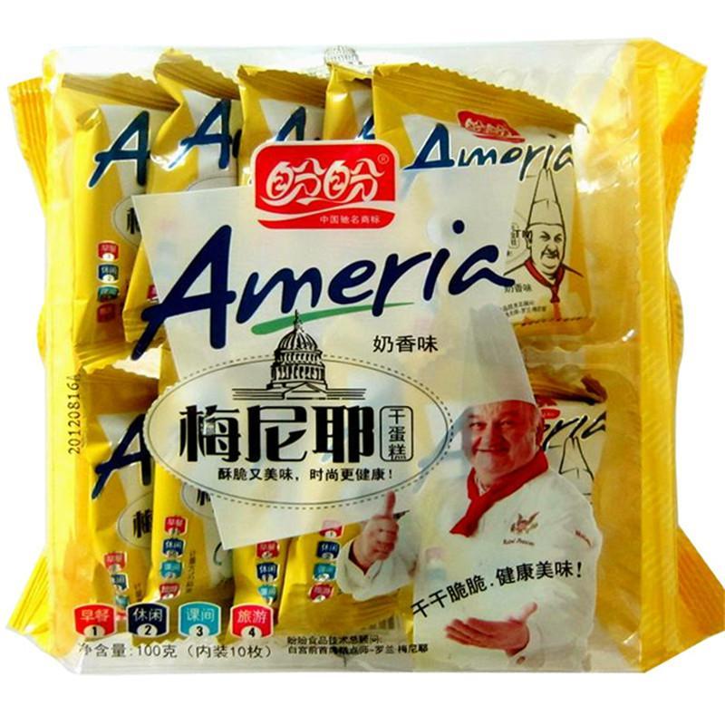 盼盼 梅尼耶干蛋糕100g奶香味