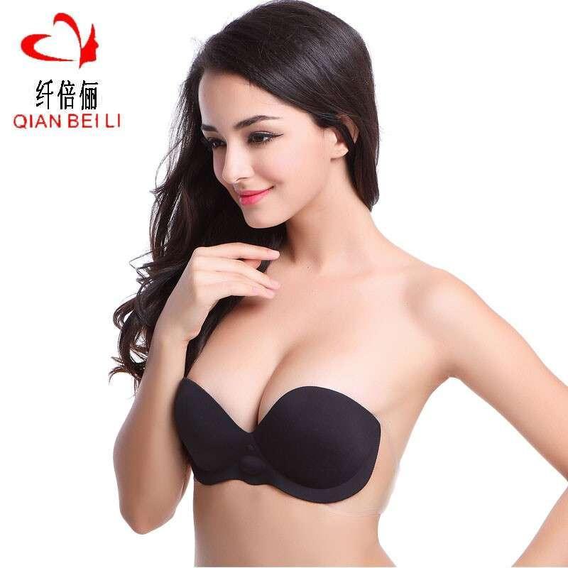 纤倍俪品牌 波波小姐<em>隐形文胸</em>无<em>肩带</em>充气垫浮